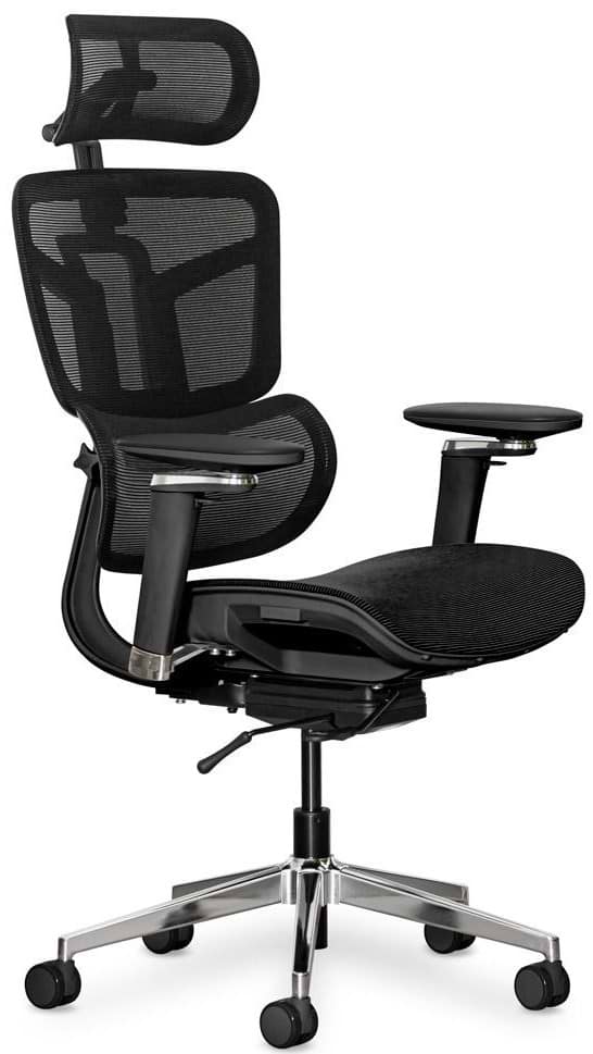 Крісло офісне Mealux S4 Air Black (арт. HF-S4 M/B)